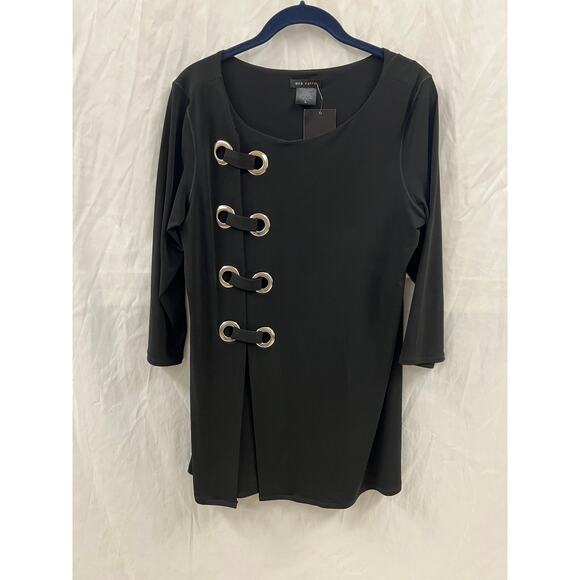 NWT Eva Varro Grommet Detail Tunic size L - Picture 1 of 6